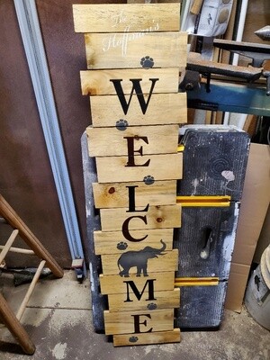 Welcome sign