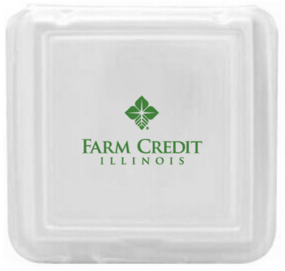 Large Foam Hinged To-Go Containers