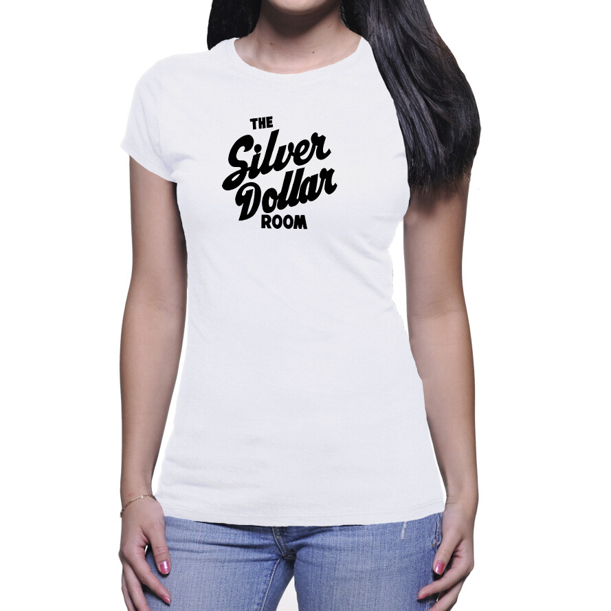 The Silver Dollar Room White Black Women's T-Shirt