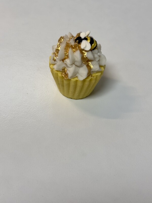Honey Bee Cupcake Bath Bomb