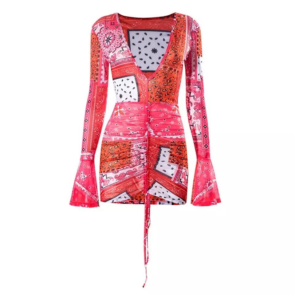 Bandana pink Dress