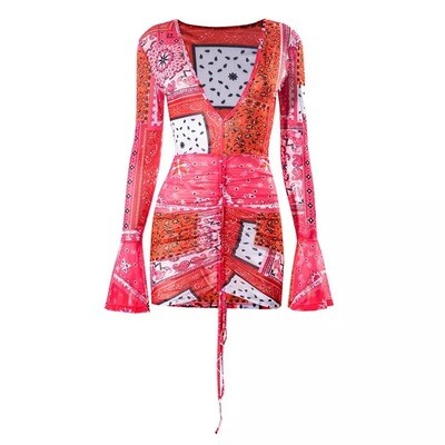 Bandana pink Dress