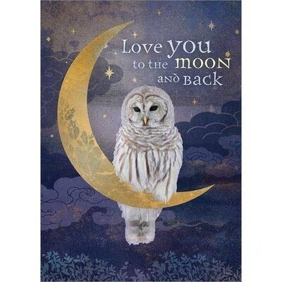 Love You Moon Card