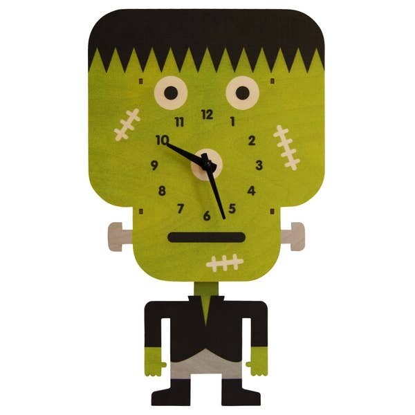 Popclox Frankenstein Pendulum Clock
