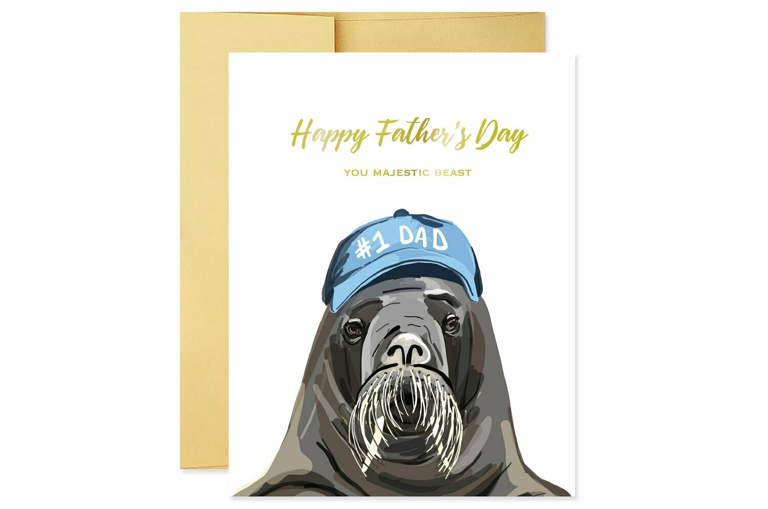 Majestic Beast Father's Day Card