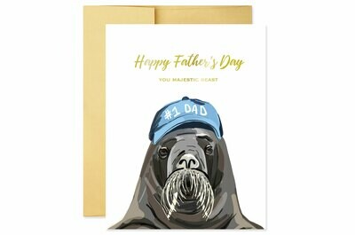 Majestic Beast Father's Day Card