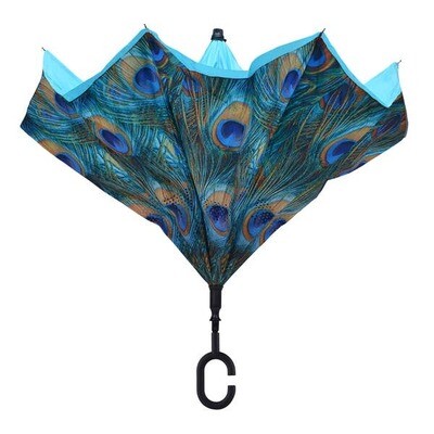 Peacock Inverted Umbrella