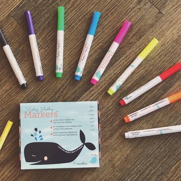 Jaq Jaq Bird Wishy Washy Markers Set 9