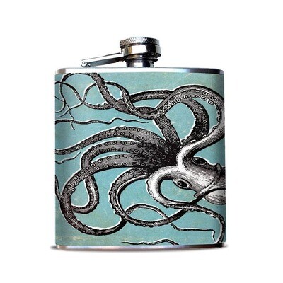 Octopus Hip Flask