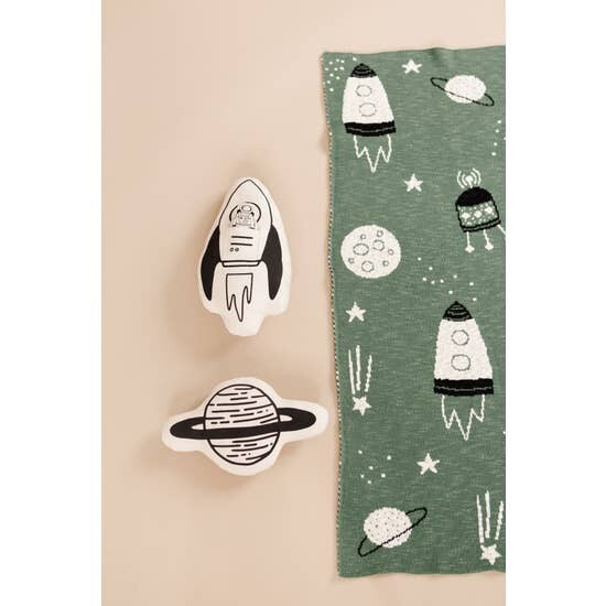 Imani Collective Handmade Rocket & Astronaut Pillow