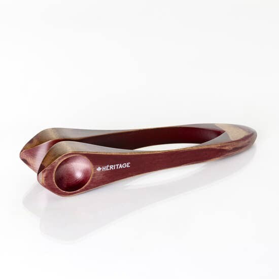 Small Wooden Musical Spoon Burgundy
