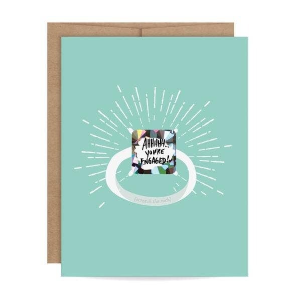 Inklings Paperie Sparkle Ring Scratch-off Card