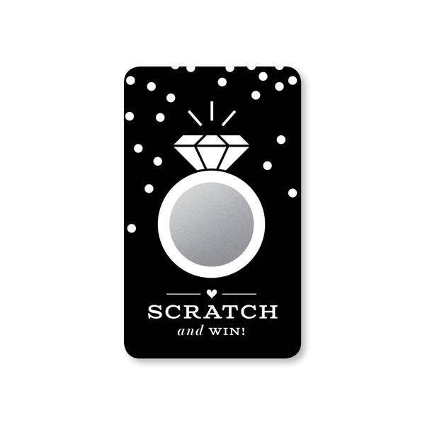 Midnight Black Bridal Scratch-off Game