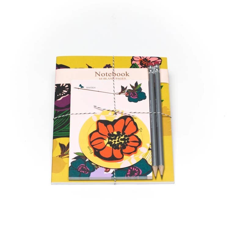 Bloom Notebook And Pad Set