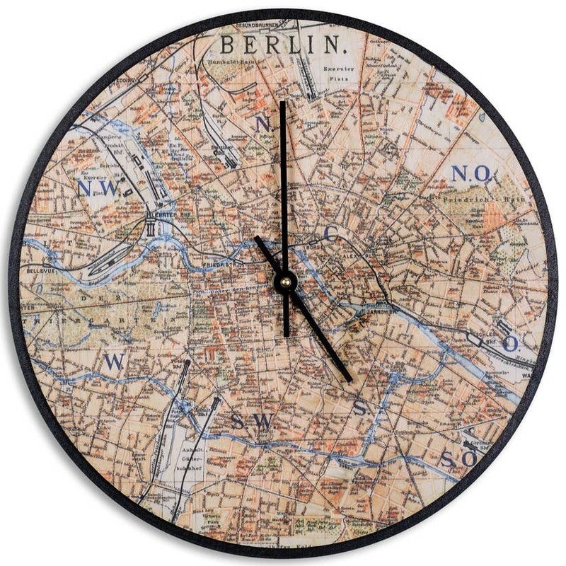 Berlin Birch Wood Wall Clock