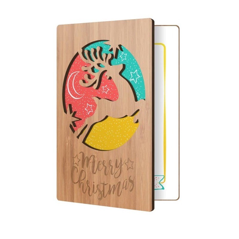 Heartspace Cards Christmas Reindeer Christmas Card
