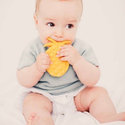 Pineapple Natural Rubber Teether