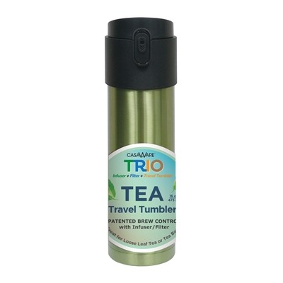 16 oz Green Trio SS Tea Travel Mug