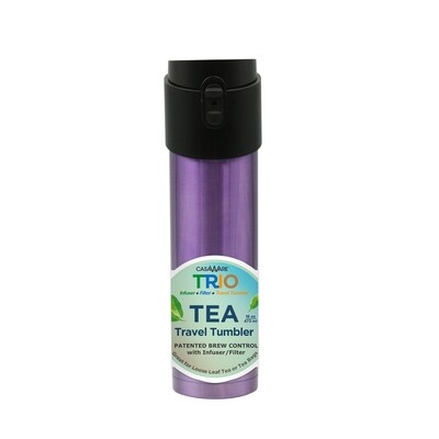 12 oz Trio Stainless Tea Travel Mug