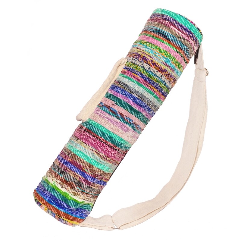 Local Women’s Handicrafts Upcycled Sari Yoga Bag