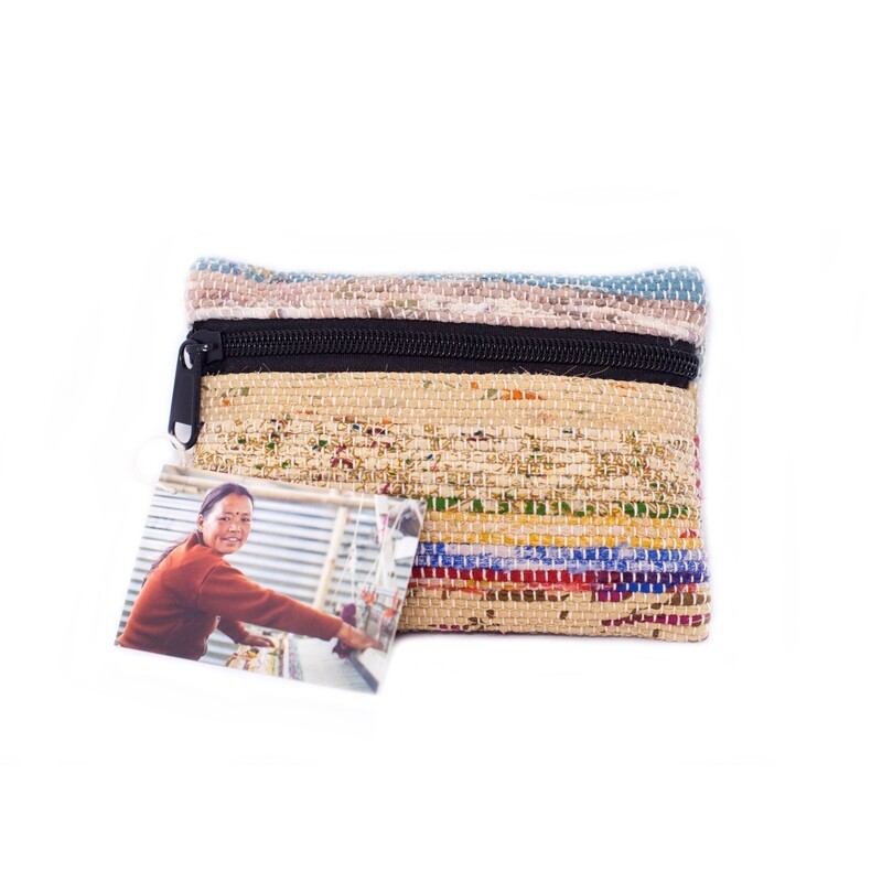 Local Women’s Handicrafts Upcycled Sari Coin Purse