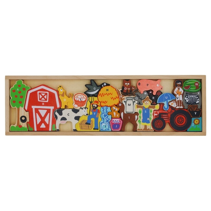 Begin Again Farm A to Z Puzzle & Playset