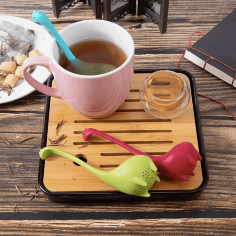 Homerely Dino "Nessie" Tea Infuser Silicone with Handle