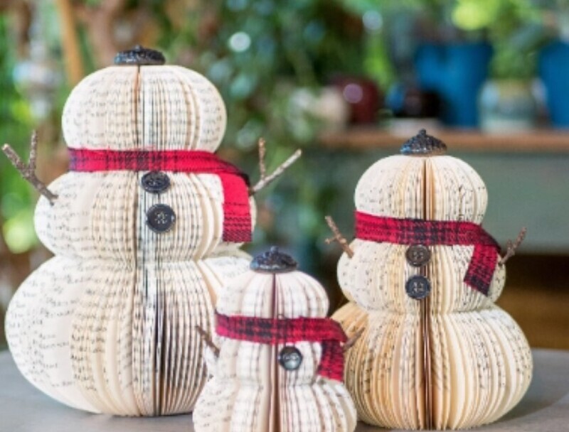 Root to Vine Book Snowman Medium
