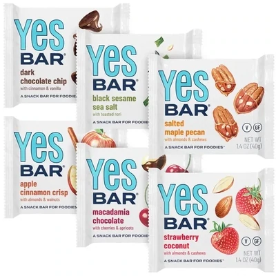 YES Bar Gourmet Plant-Based Snack Bar 