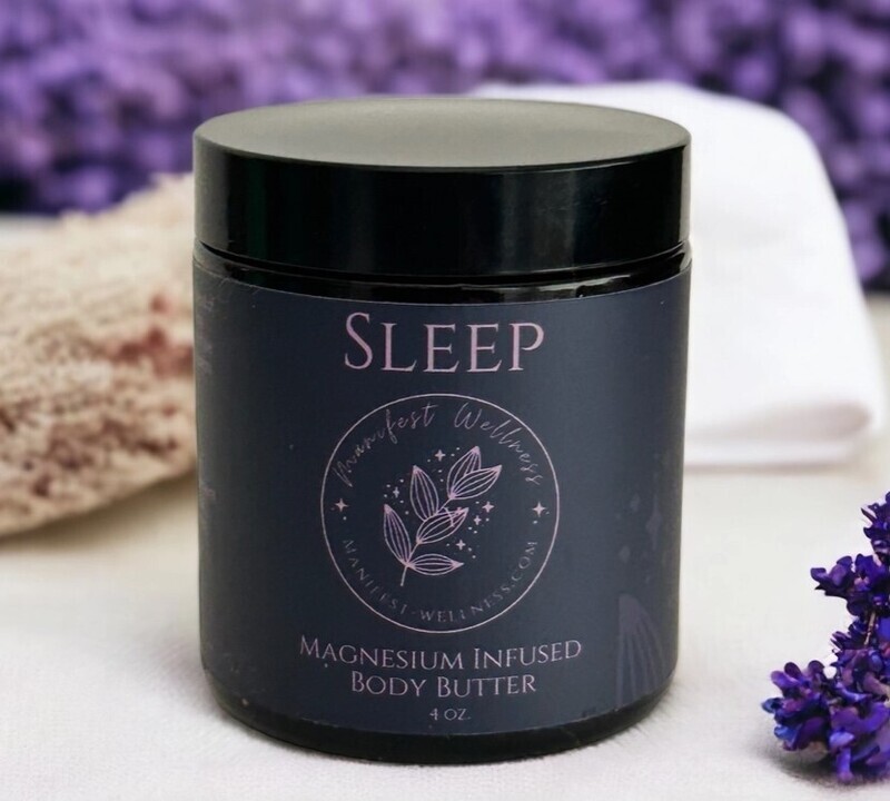 Manifest Wellness Magnesium Sleep Body Butter 4oz