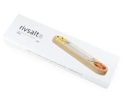 RIVSALT Chili Dried Organic Peppers & Grater