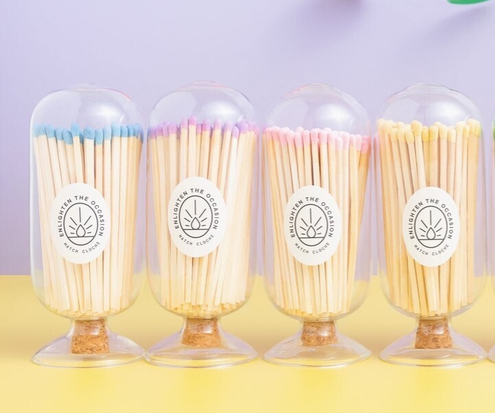 Enlighten the Occasion Match Cloche with 4 Inch Matchsticks 