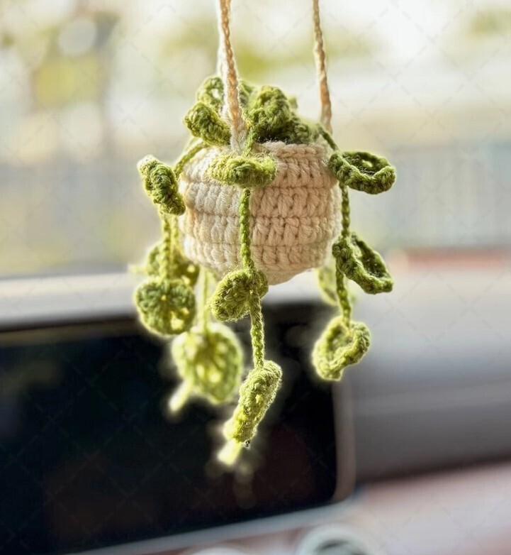 Handmade Hanging Plant Decor , Style: Large