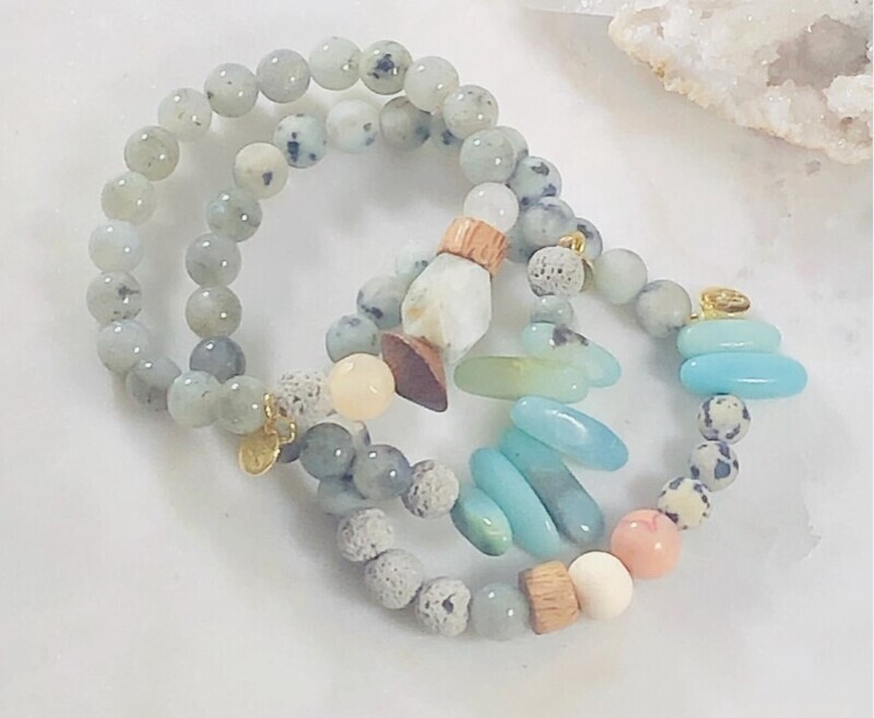 Sarah Belle I Am Triple Stack Bracelet