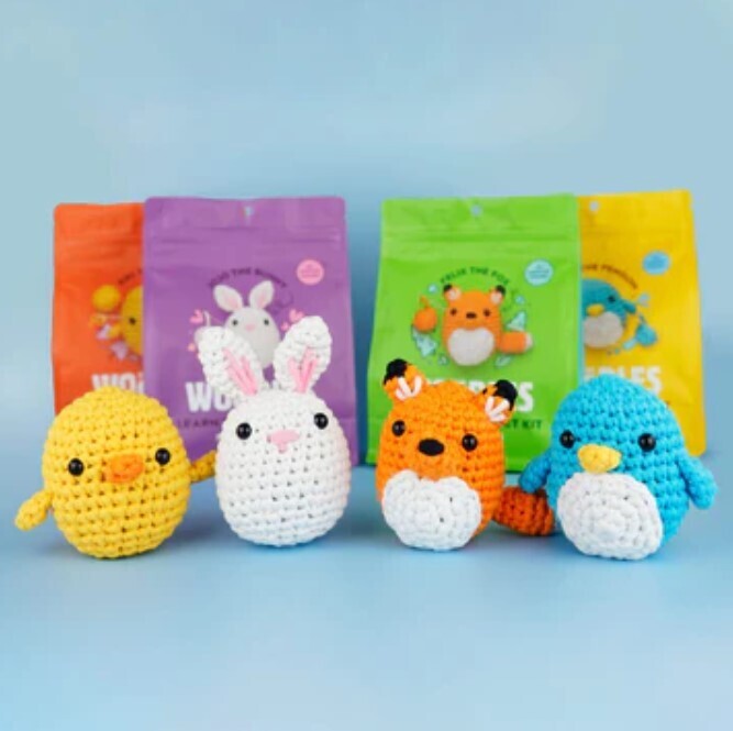 The Woobles Learn to Crochet Kit