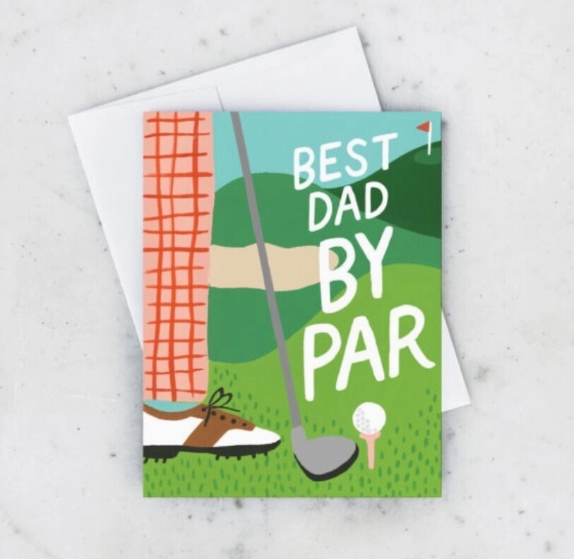 Idlewild Fathers Day Cards, Design: By Par Card