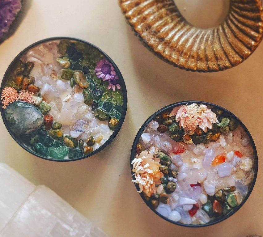 Nymph & Satyr 8oz Crystal Soy Candle