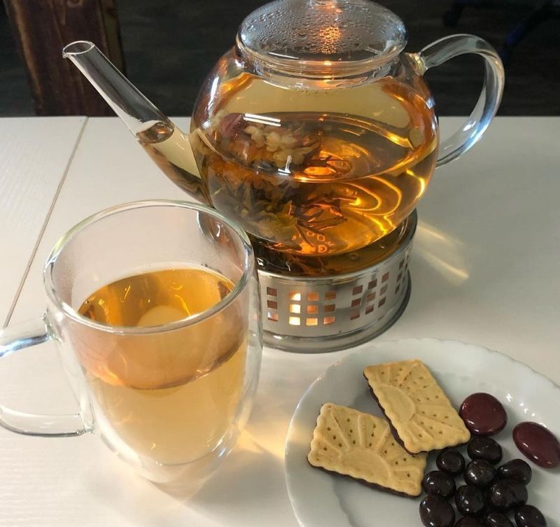 Teabloom Insulated Borosilicate Glass Mugs 17oz