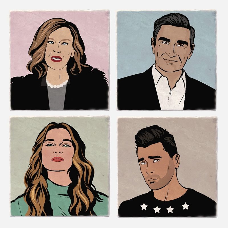 Versatile Coasters Pop Culture Absorbent Coasters