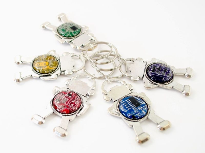 Circuit Breaker Labs Circuit Robot Keychains