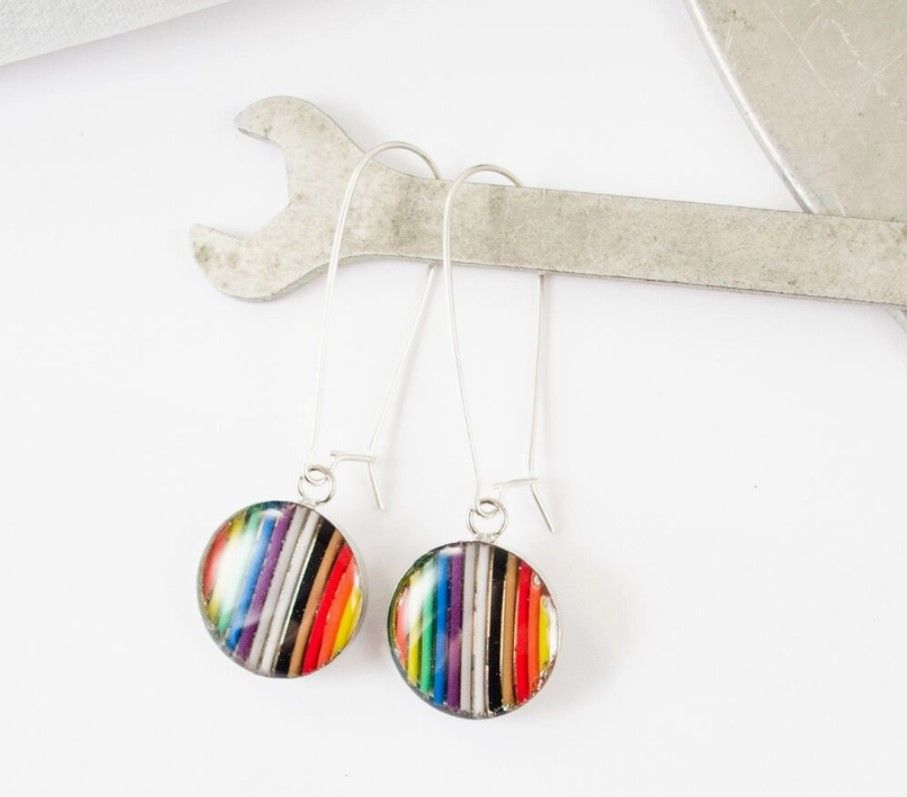 Circuit Breaker Labs Rainbow Dangle Earrings