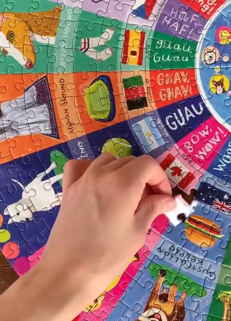 Eeboo Children's Multi-Shaped 500 Piece Puzzles