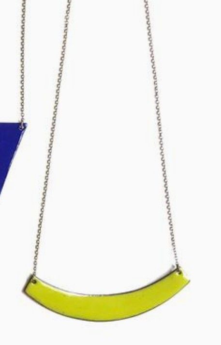Courtney Fischer Solid Enamel Necklace