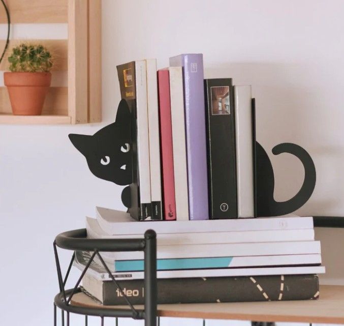 Balvi Double Metal Silhouette Bookends Set 
