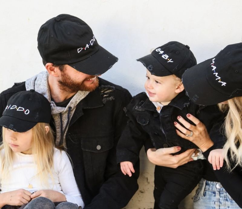 Little Arrows Mommy & Me Hats - Friends theme 
