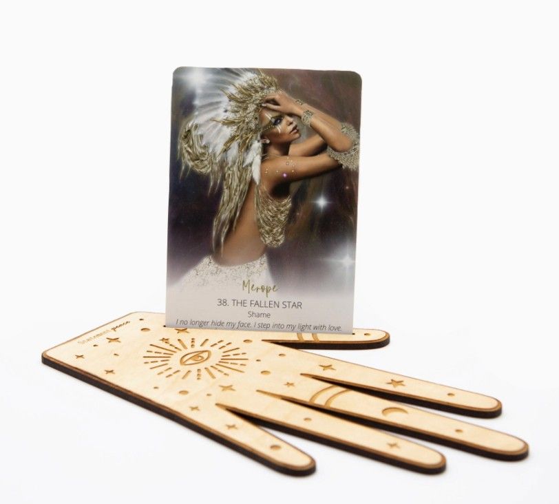 Statement Peace Wooden Tarot Card Holder