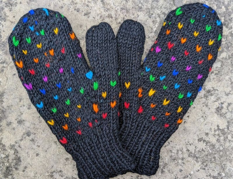 Cool Trade Winds Rainbow Mittens/Gloves