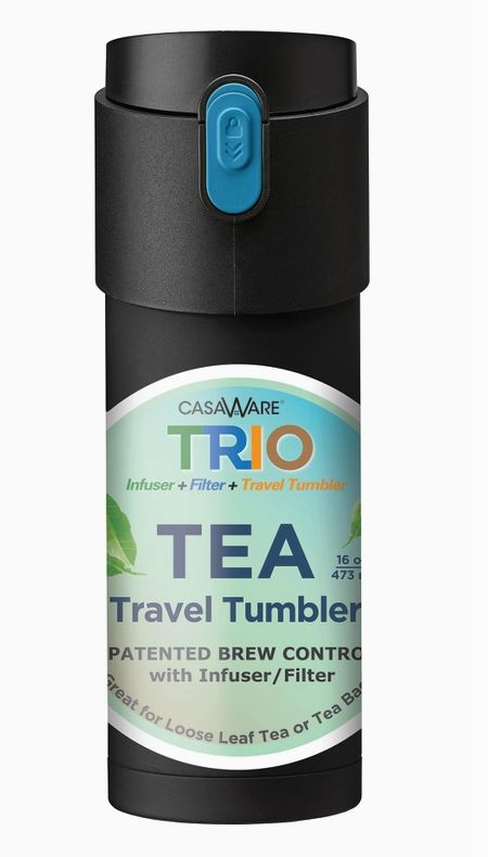 Casaware Trio 12oz Stainless Tea Travel Mug