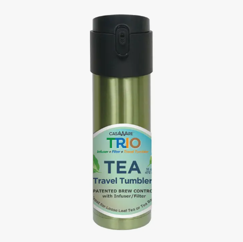 Casaware Trio 16oz Stainless Tea Travel Mug
