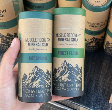 Mountain Time Soap Muscle Recovery Mineral Soak